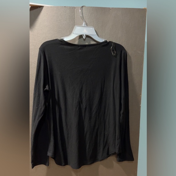 Black long sleeve blouse - Picture 3 of 4